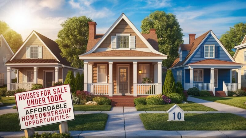 Houses for Sale Under 100K: Affordable Homeownership Opportunities